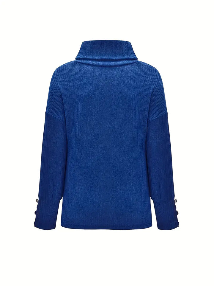 Iya | Damen Rollkragen Pullover | Warme