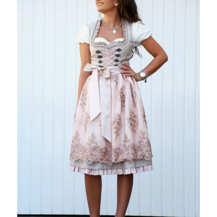 Kurzärmliges Damen Trachtenkleid | Mini