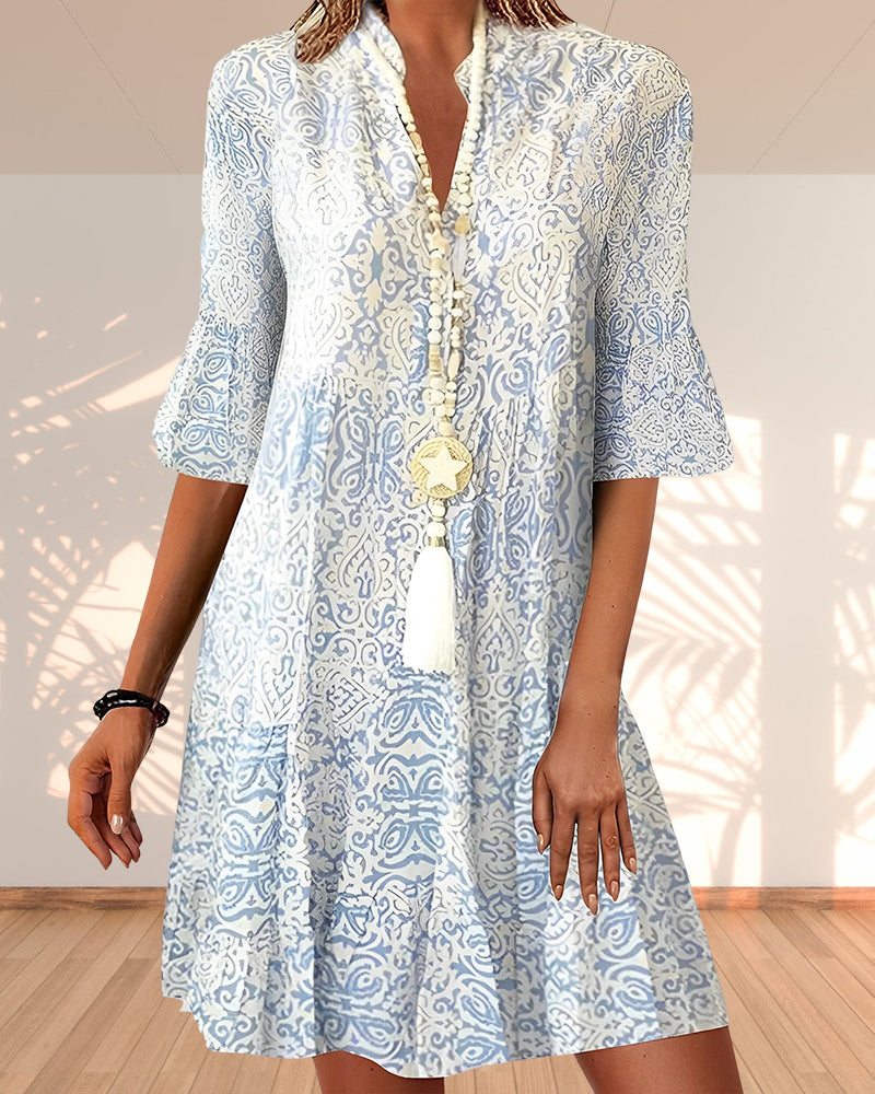 Elegantes Kleid Mit Halblangen Ärmeln Für Damen | Mini