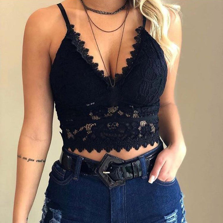 Top Mit Spaghettiträgern Für Damen | Spitze