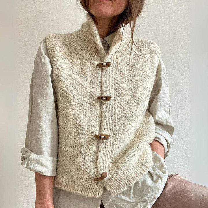 Damen Strickweste | Beige