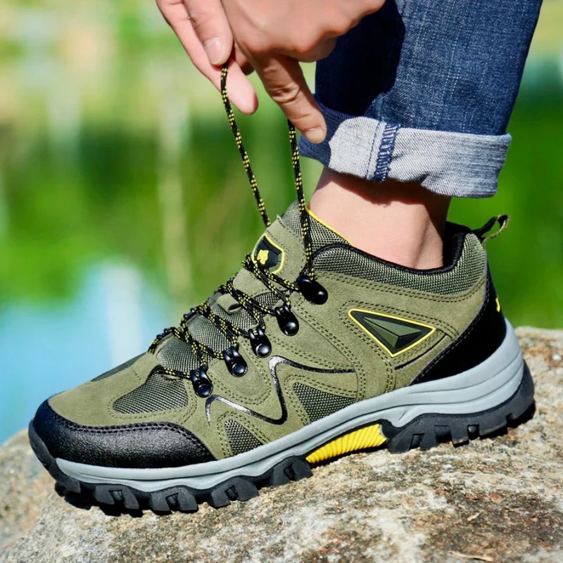 Herren Schnüren Wander Schuhe | Im Freien