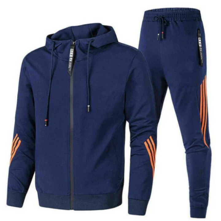 Zweiteiliges Trainingsanzug Set Für Herren | Sport
