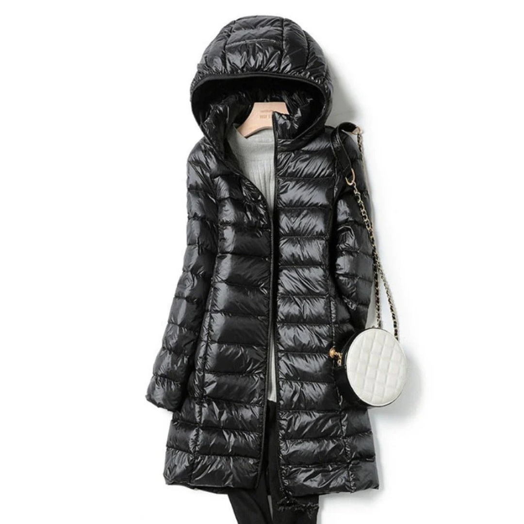 Warme Winterjacke Mit Kapuze Für Damen | Puffer