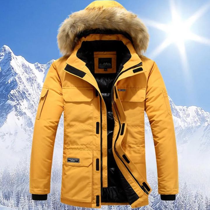 Devon | Herren Winter mit Kapuze Parka Jacke | Warme