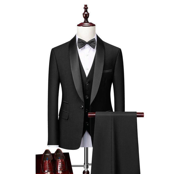 Deandre | Three Teiliges Slim Fit Anzugset Für Herren | Formal