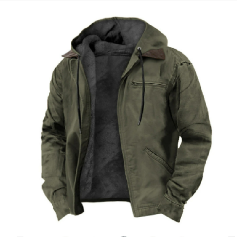 Ryder  | Herren Klassische Kapuzen Jacke | Warme