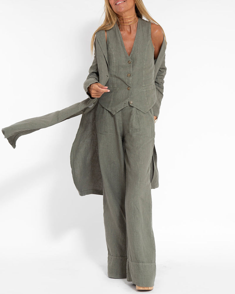 Damen Lässig Zweiteiliges Set | Sommer