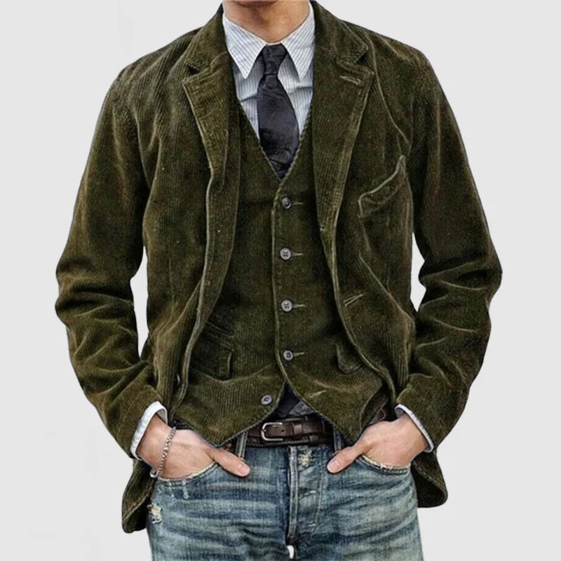Cordjacke Mit Vordertaschen Für Herren | Winter