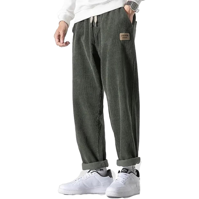Maximos | Herren Cord Übergroß Hose | Lässig