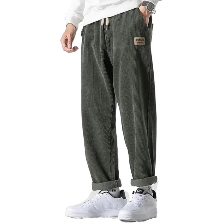 Maximos | Herren Cord Übergroß Hose | Lässig