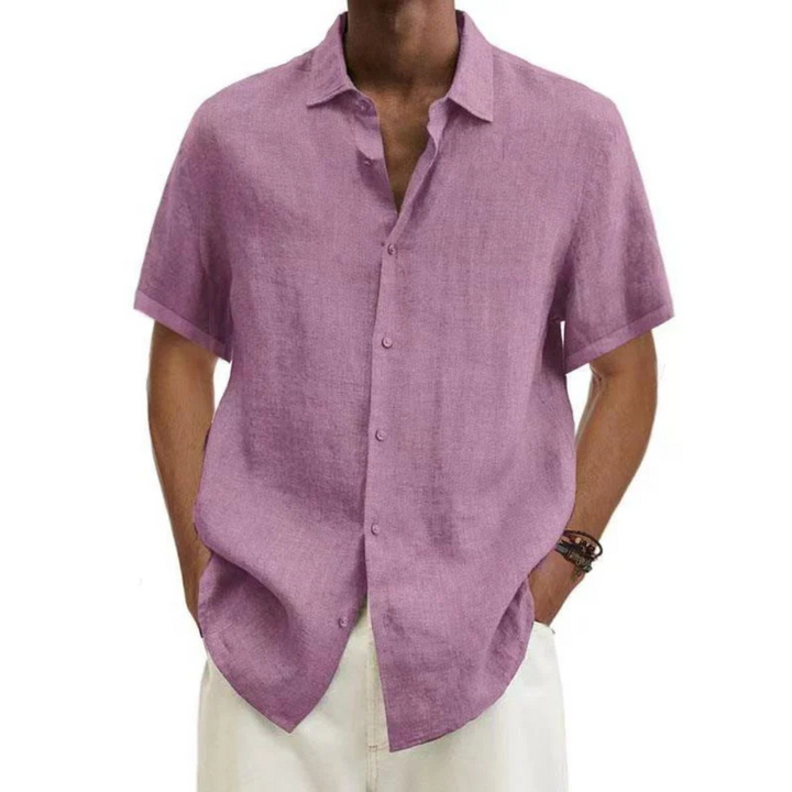 Kurzärmeliges, Lässiges Button Down Hemd Für Herren | Sommer