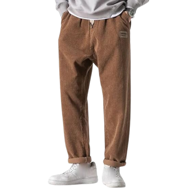 Maximos | Herren Cord Übergroß Hose | Lässig