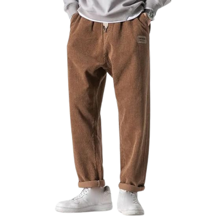 Maximos | Herren Cord Übergroß Hose | Lässig