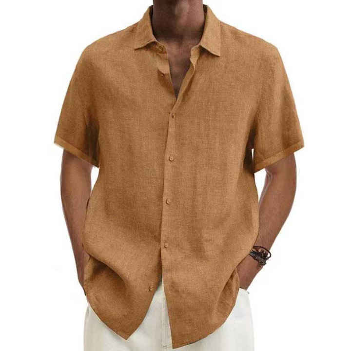 Kurzärmeliges, Lässiges Button Down Hemd Für Herren | Sommer