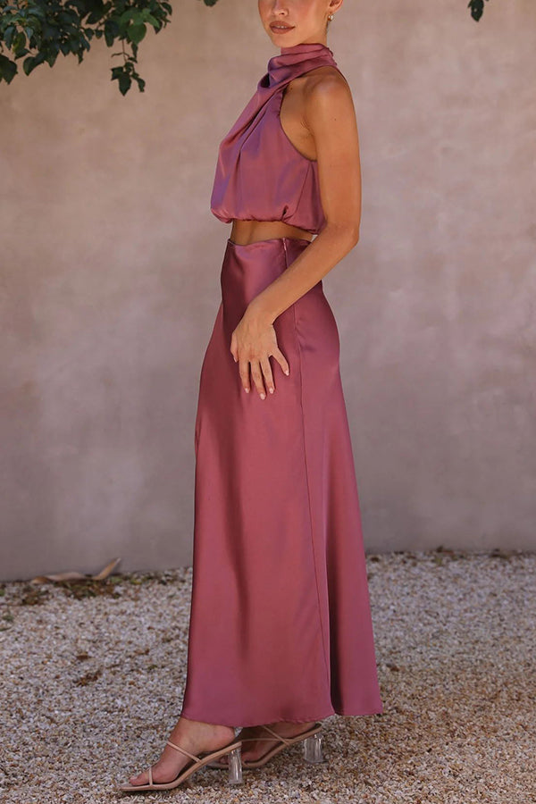Elegantes Top Und Maxirock Für Damen | Set