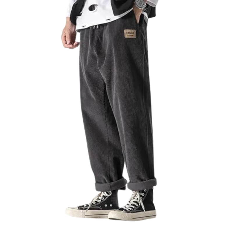 Maximos | Herren Cord Übergroß Hose | Lässig