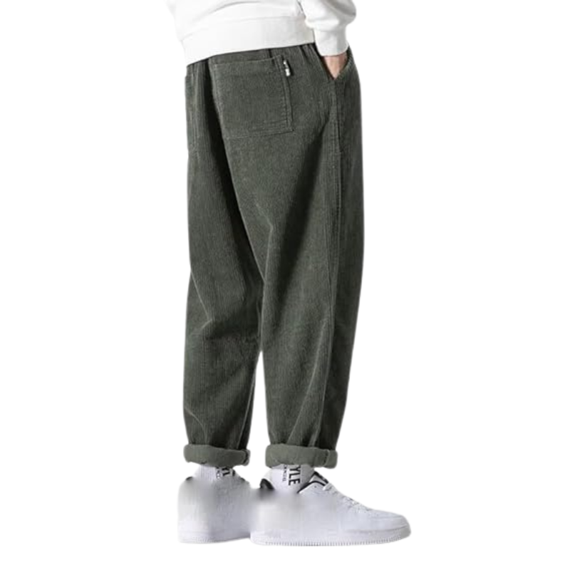Maximos | Herren Cord Übergroß Hose | Lässig