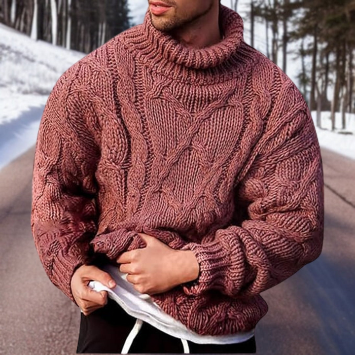 Rollkragen Winterpullover Für Herren | Warm