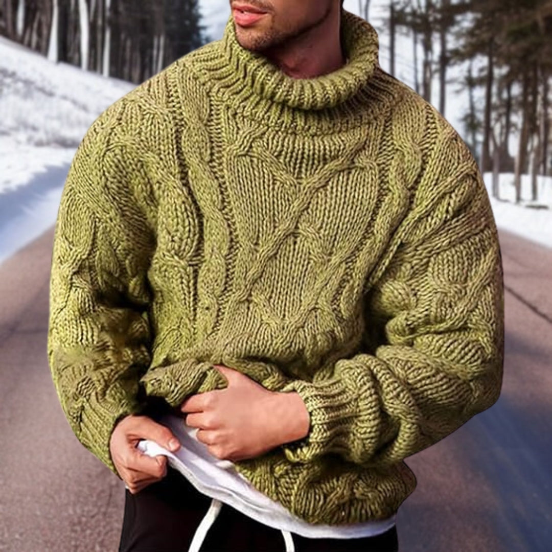 Rollkragen Winterpullover Für Herren | Warm