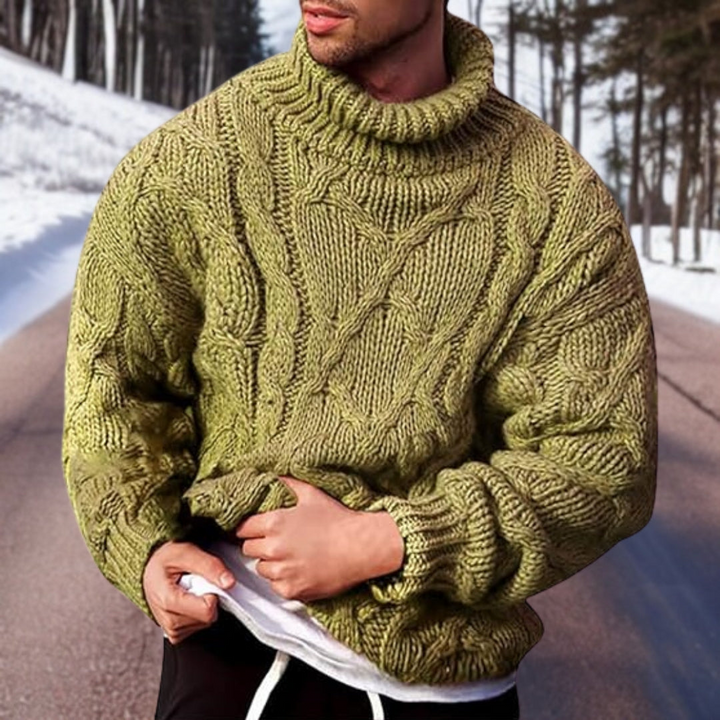 Rollkragen Winterpullover Für Herren | Warm