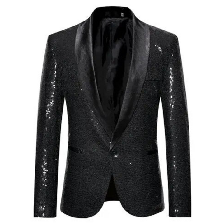 Watson | Herren Formaler Pailletten Mantel  | Abend Party