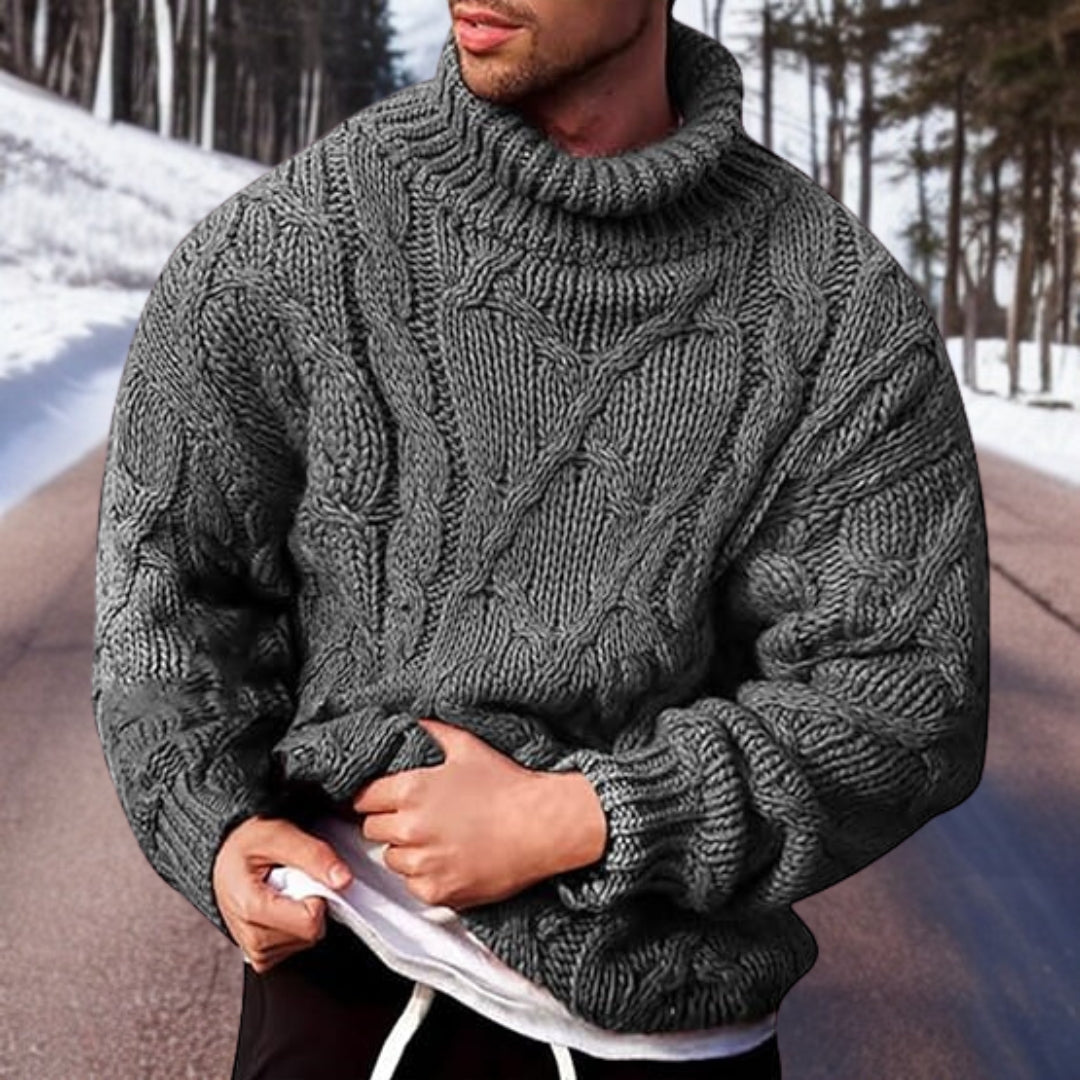 Rollkragen Winterpullover Für Herren | Warm