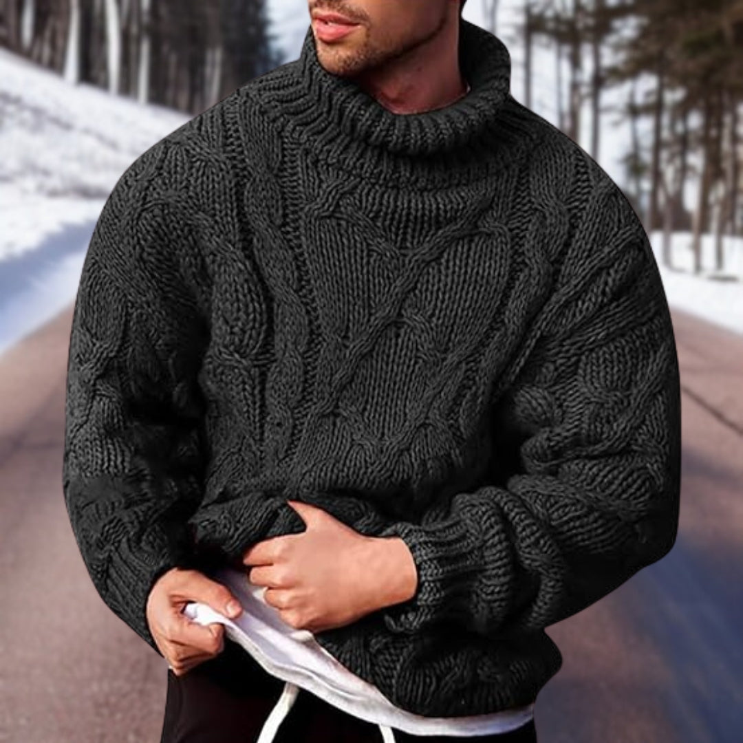 Rollkragen Winterpullover Für Herren | Warm