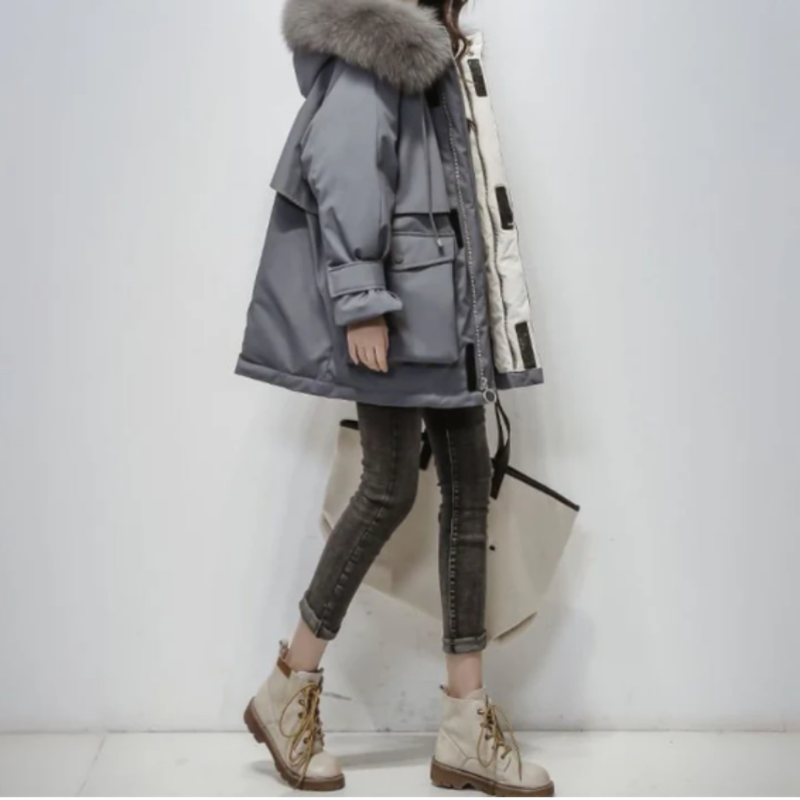 Damen Oversized Winter Warmer Parka Jacke | Gemütlich