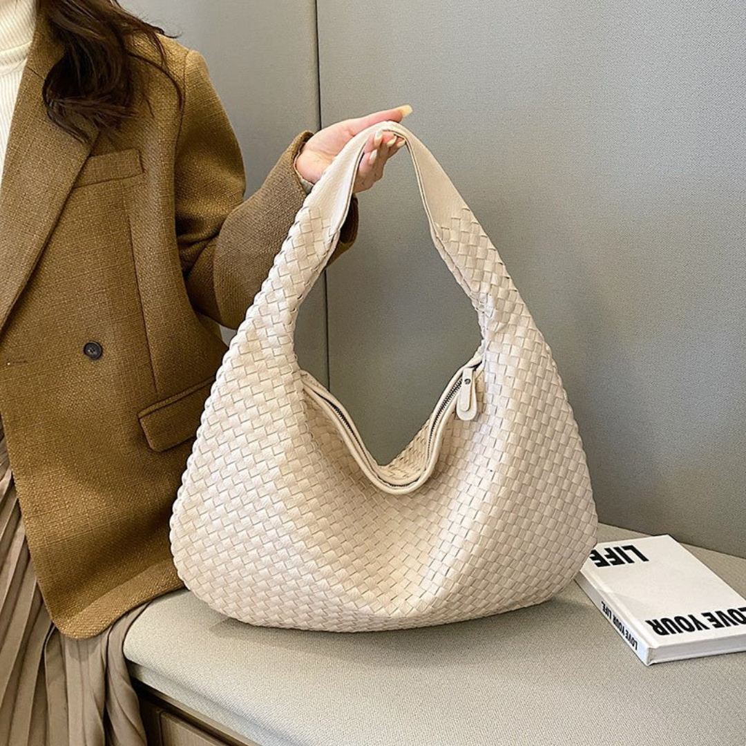 Damen Geflochtene Hobo Schulter Tasche | Geräumig