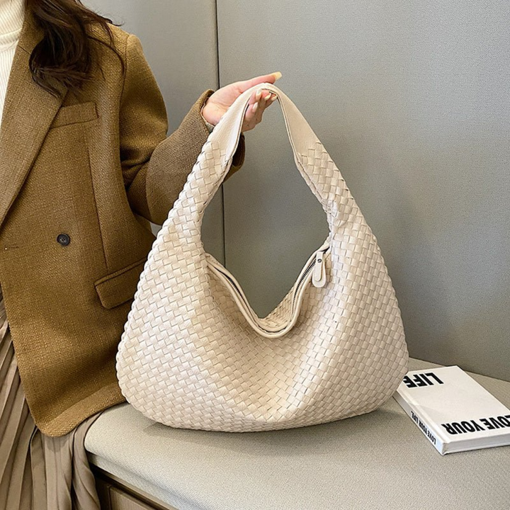 Damen Geflochtene Hobo Schulter Tasche | Geräumig