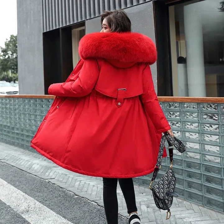 Bequemer Parka Mit Reißverschluss Für Damen | Warm