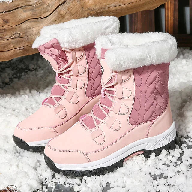 Stylische Boots Schwarz für Damen | Warme