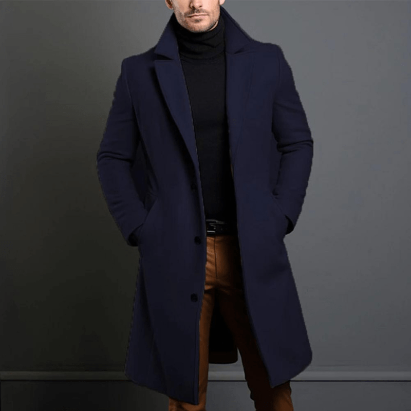 Herren Winter Trenchcoat | Lang