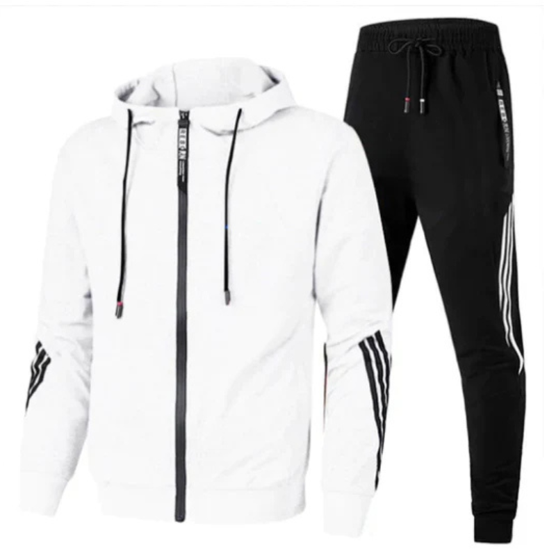 Zweiteiliges Trainingsanzug Set Für Herren | Sport