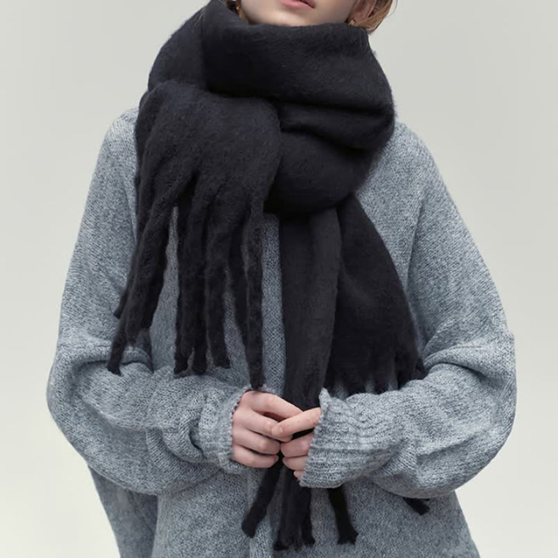 Damen Weicher Winterschal | Gestrickt