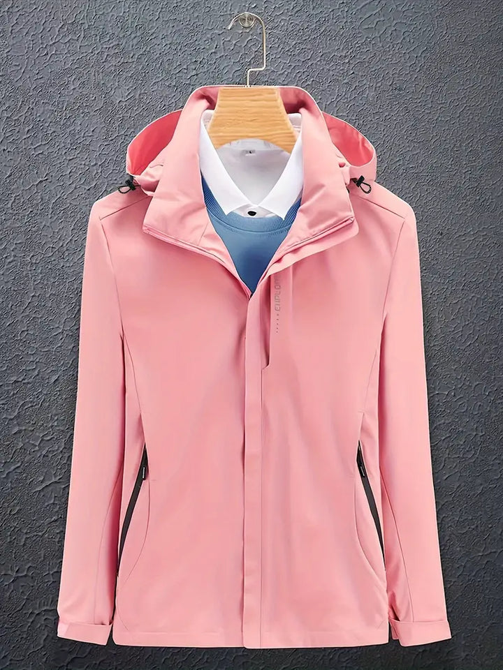Damen Stilvoll Skijacke mit Kapuze | Langarm