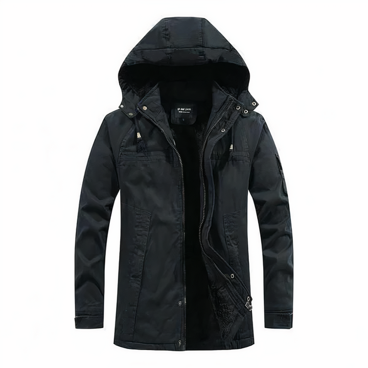 Stylische Winterjacke Mit Kapuze Für Herren | Warm