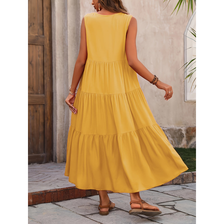 Ärmelloses Sommerkleid Für Damen | Midi