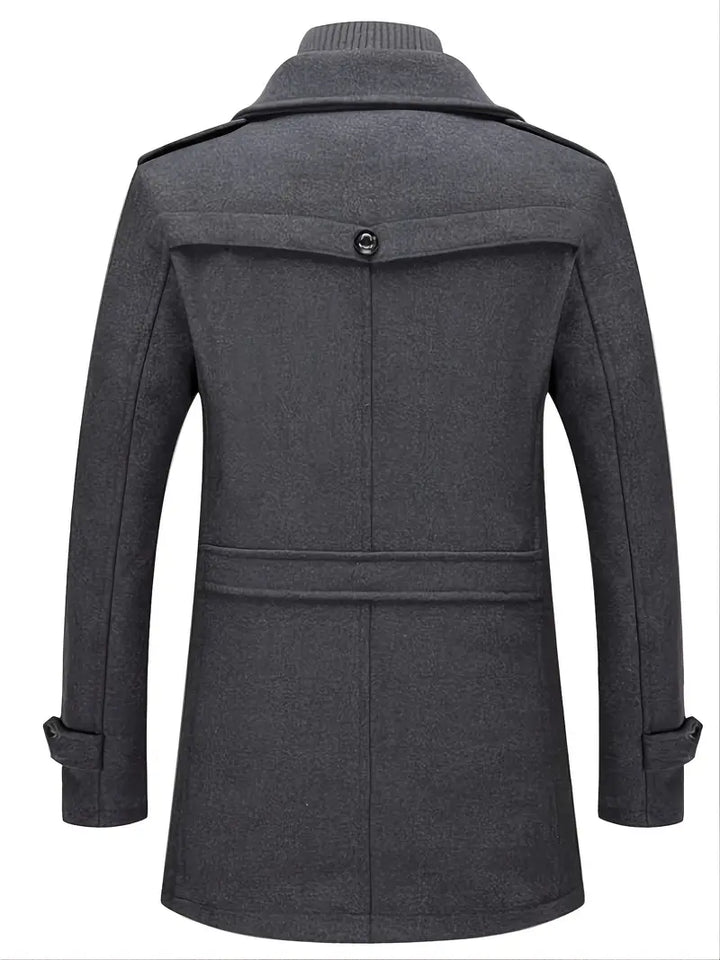 David | Herren Stilvoller Trenchcoat | Lang