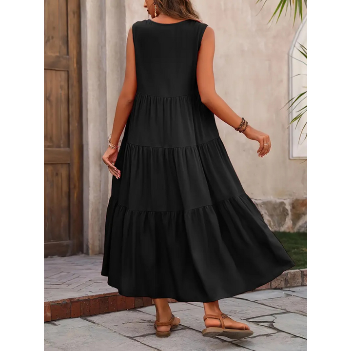 Ärmelloses Sommerkleid Für Damen | Midi
