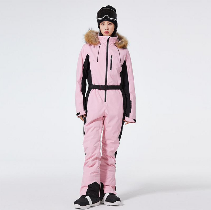 Einteiliger Skianzug für Damen | Wintersportbekleidung