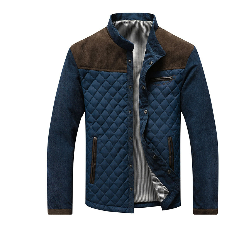 Warme Winterjacke Für Herren | Gesteppt