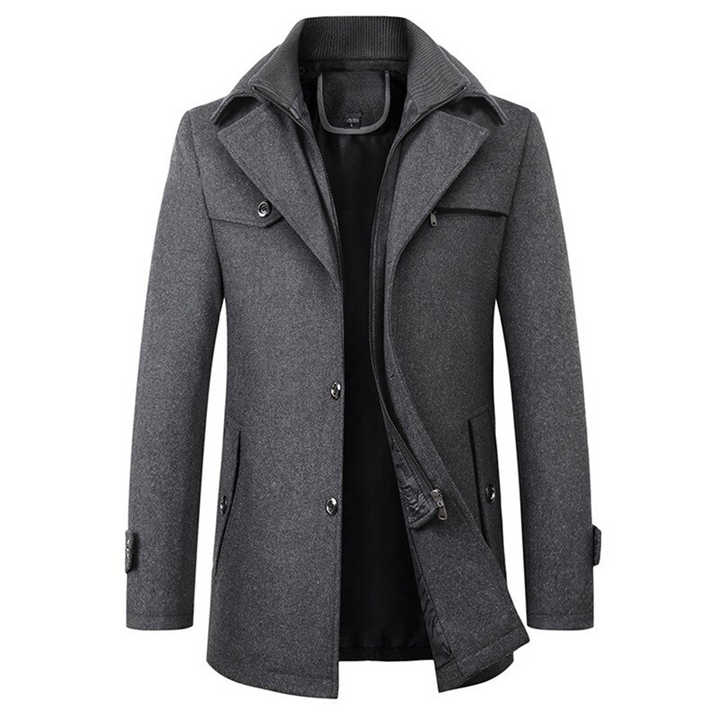 Lorenzo | Herren Formaler Bomber Jacke | Warme