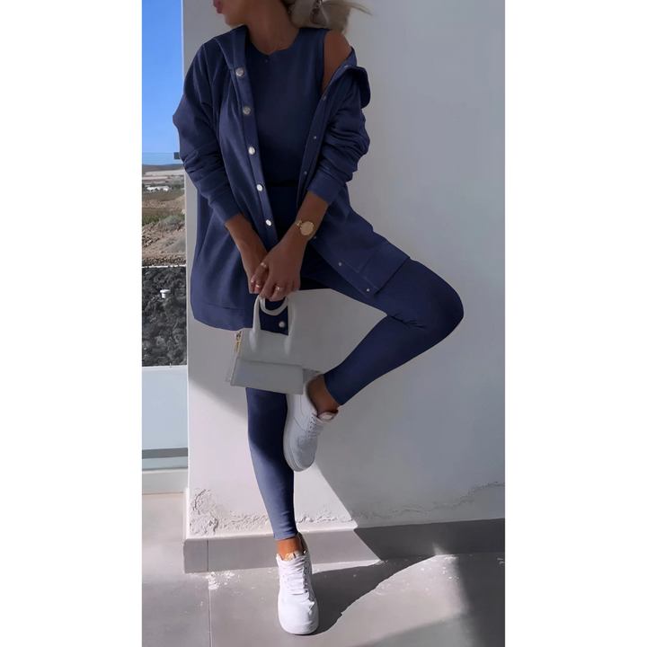 Bequemes Dreiteiliges Lounge Set Für Damen | Leicht