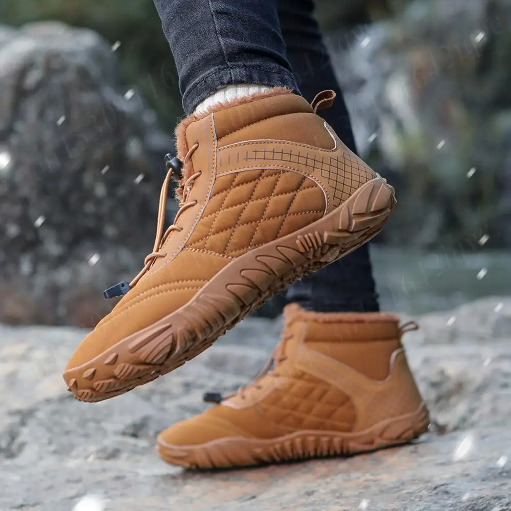 Herren Wasserdichte Barfußschuhe | Winter