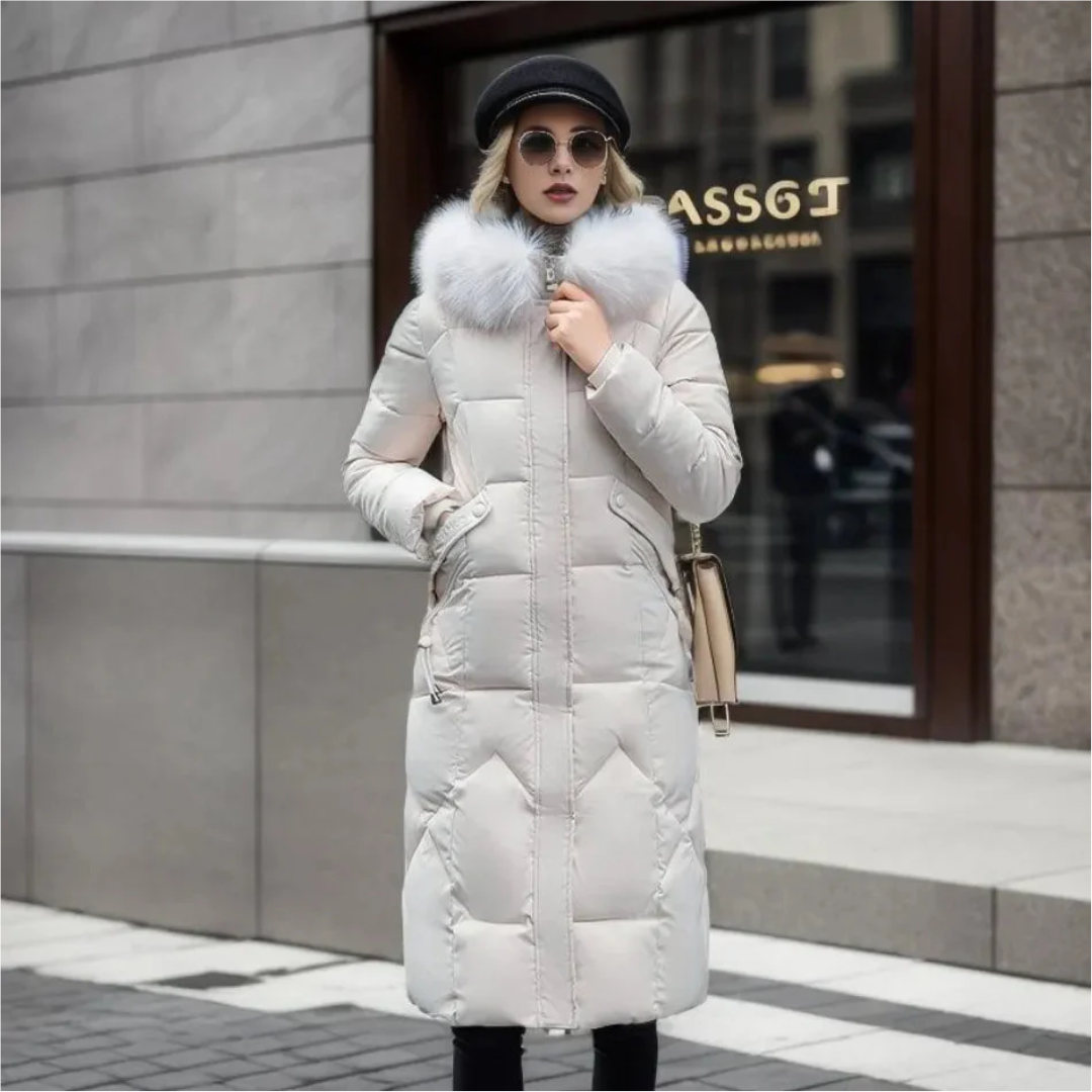 Langer Gesteppter Parka Für Damen | Winter
