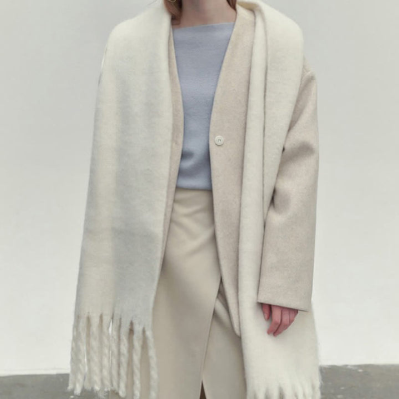 Damen Weicher Winterschal | Gestrickt