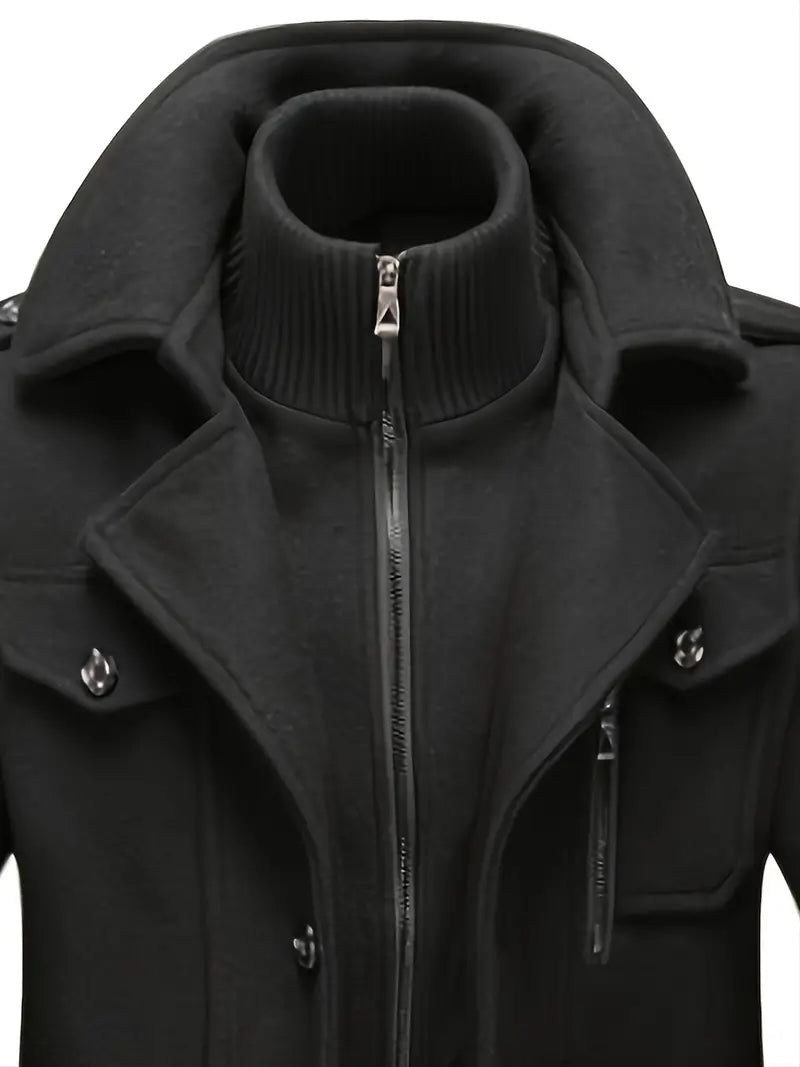 David | Herren Stilvoller Trenchcoat | Lang