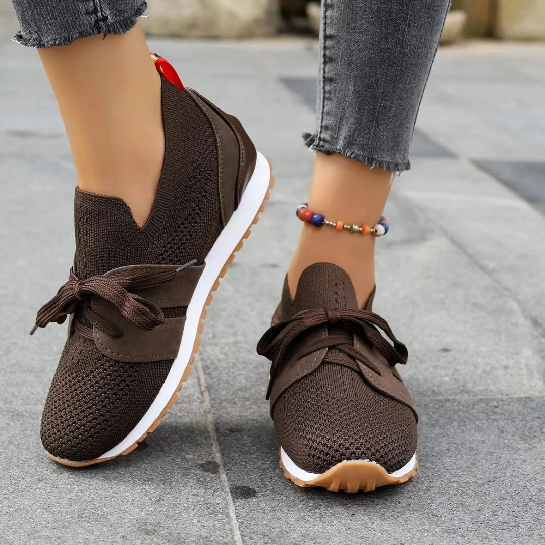 Damen Stylische Lauf Schnür Flache Schuhe | Outdoor
